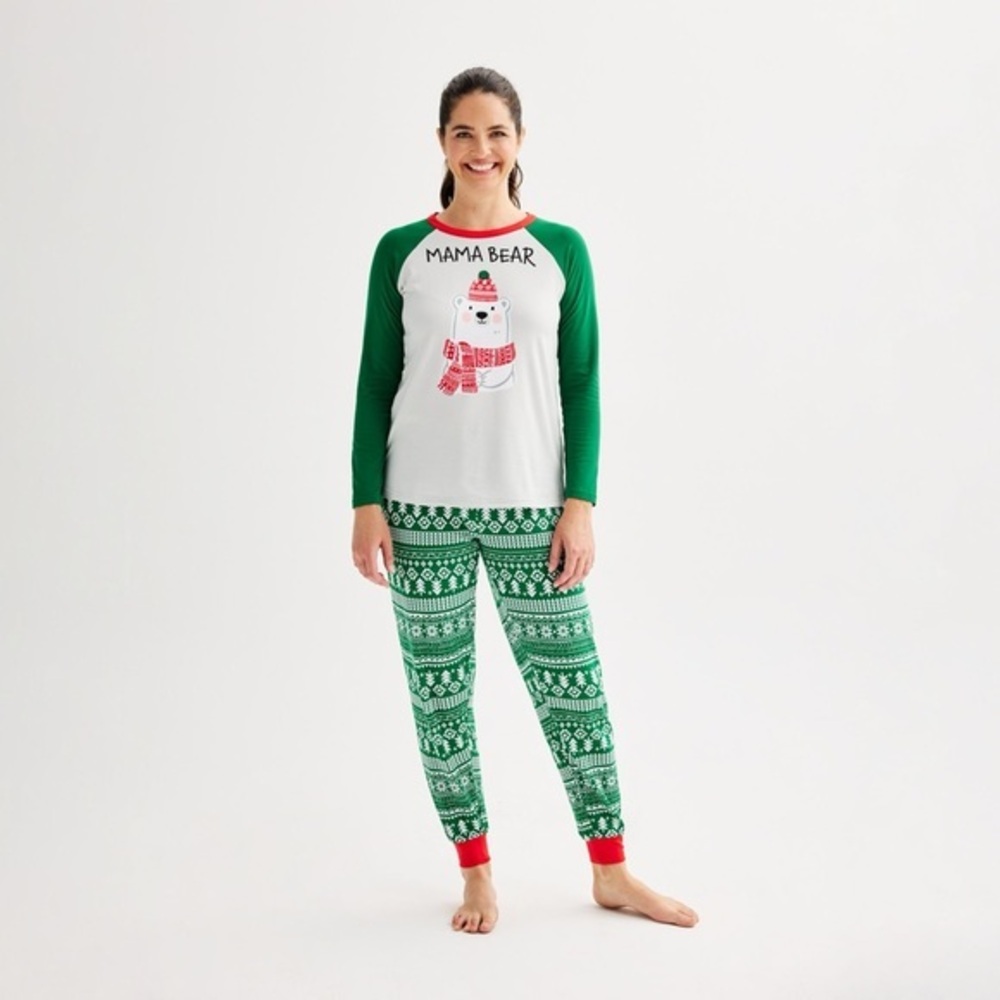 Jammies for Families Mama Bear XL Pajama Jogger Set NWT